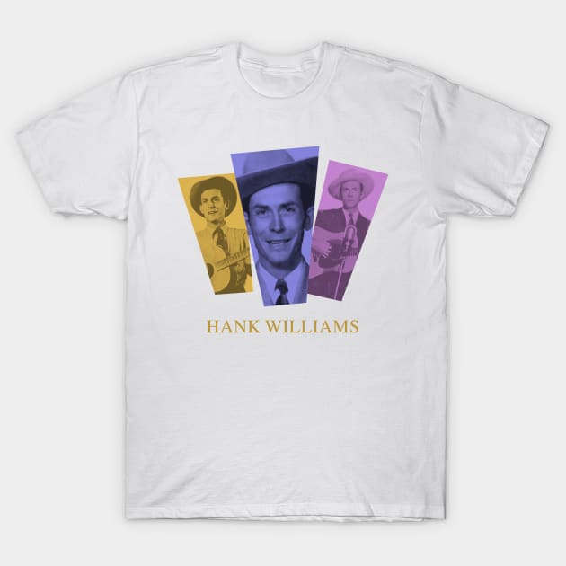 Hank Williams T-Shirt by PLAYDIGITAL2020